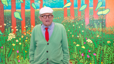 David Hockney temetésén mindössze ketten vettek részt